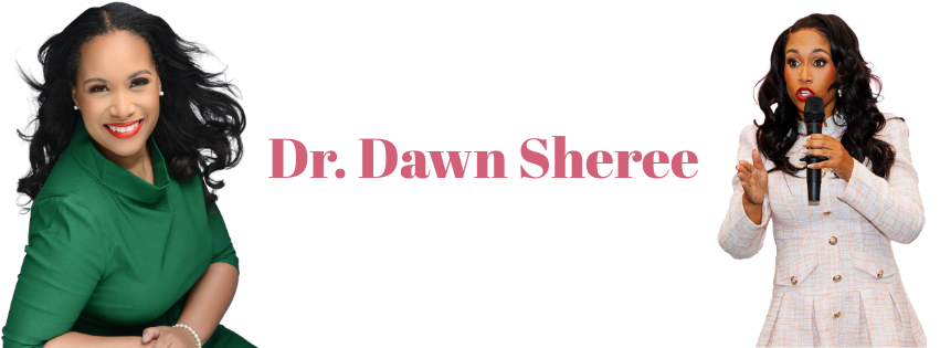 Dr. Dawn Sheree speaking and smiling.